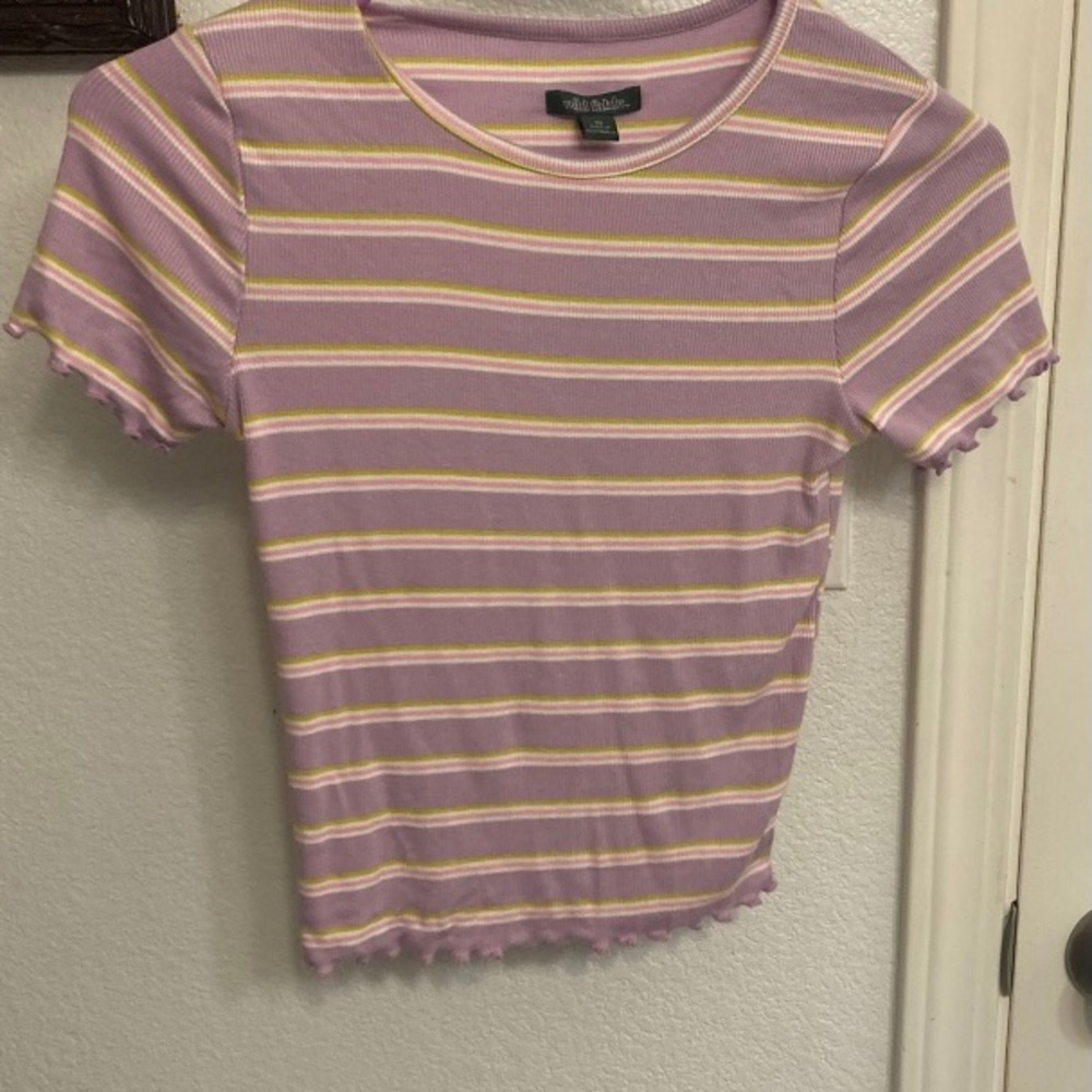 Striped Cropped Shirt